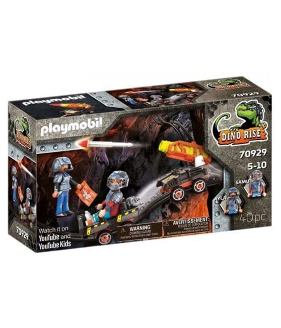 Playmobil dino mine carro de cohetes - Imagen 1