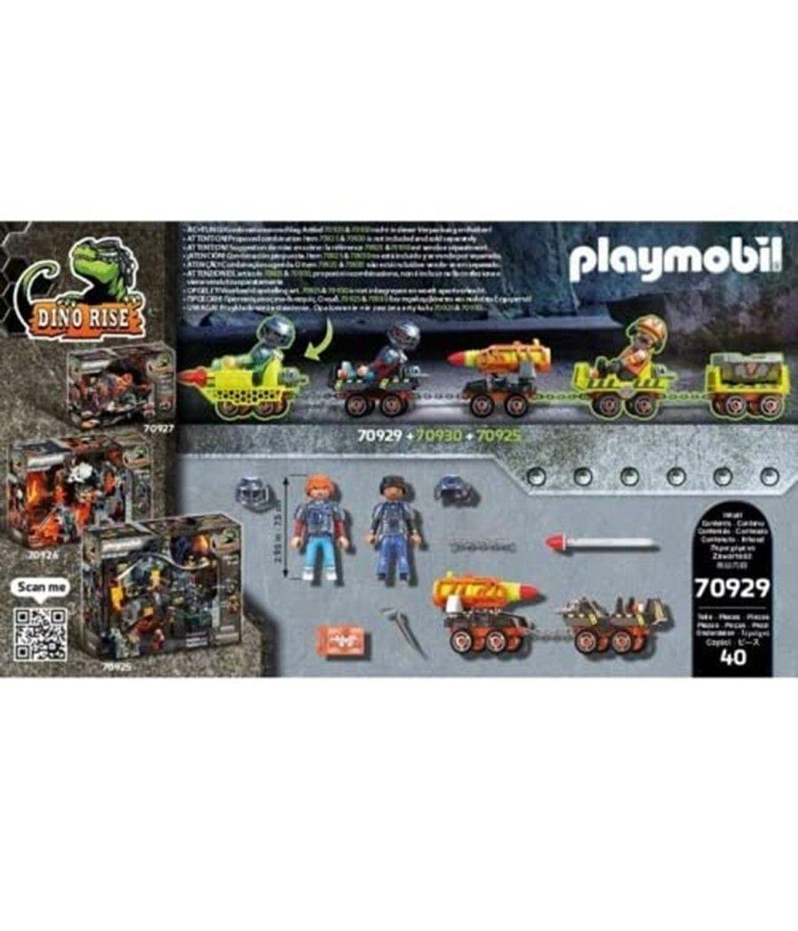 Playmobil dino mine carro de cohetes - Imagen 3