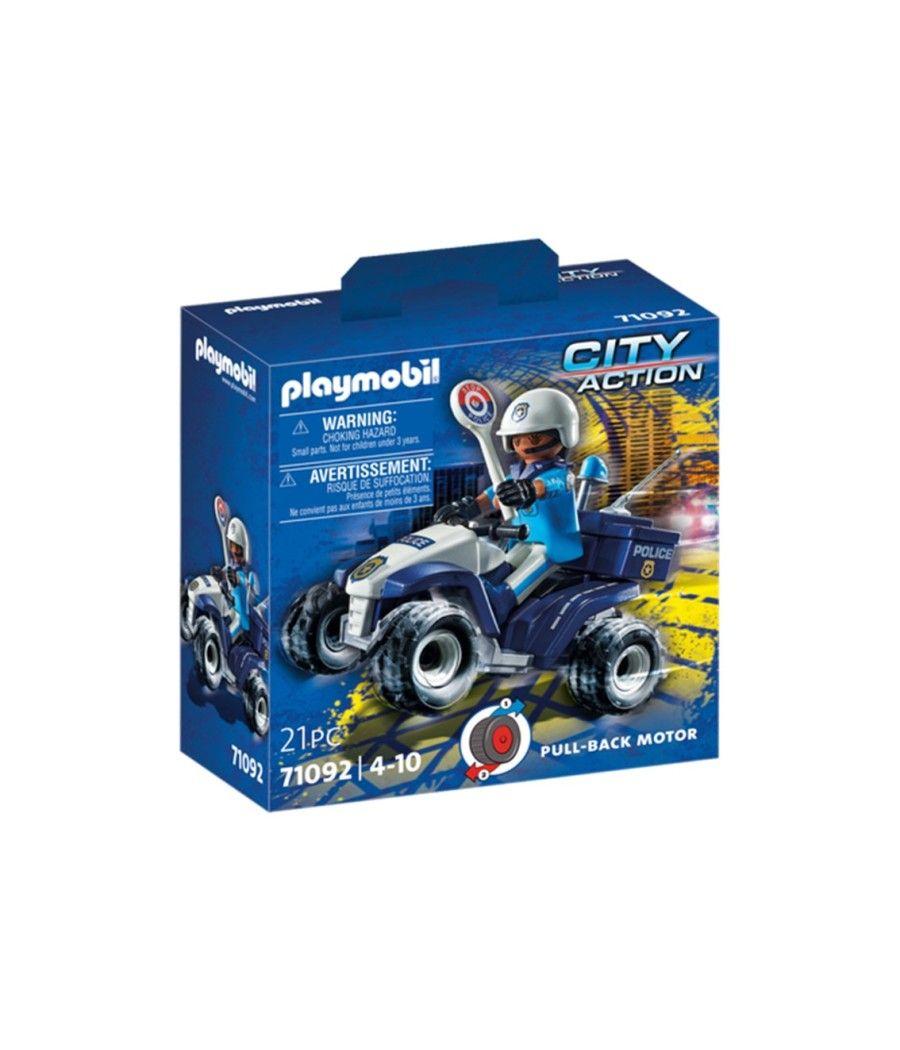 Playmobil policia - speed quad - Imagen 1