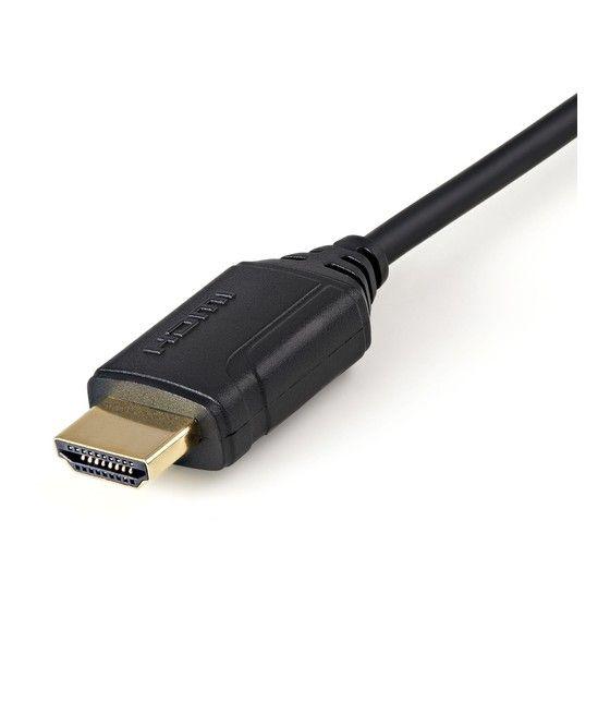 StarTech.com Cable de 50cm HDMI 2.0 Certificado Premium con Ethernet - HDMI de Alta Velocidad Ultra HD de 4K a 60Hz HDR10 - para