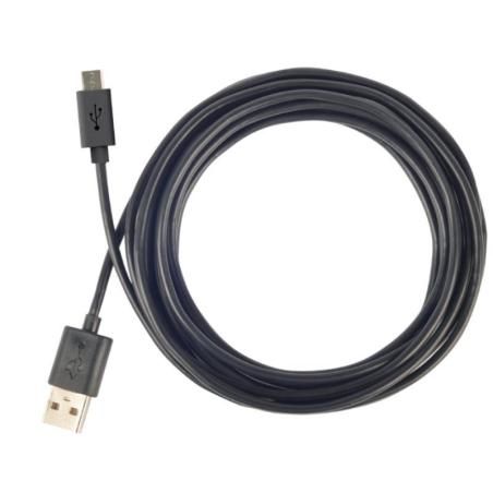 Cable usb 2.0 woxter w8105 para ps4/ usb macho - microusb macho/ 3m/ negro