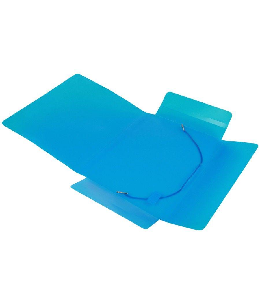 Carpeta liderpapel gomas solapas 34972 polipropileno din a5 azul - Imagen 2