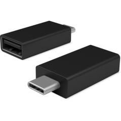Microsoft JTY-00004 cambiador de género para cable USB-C USB 3.1 Type-A Negro - Imagen 1