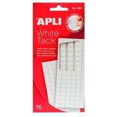 Apli tack masilla precortada removible 75gr blanco - Imagen 1