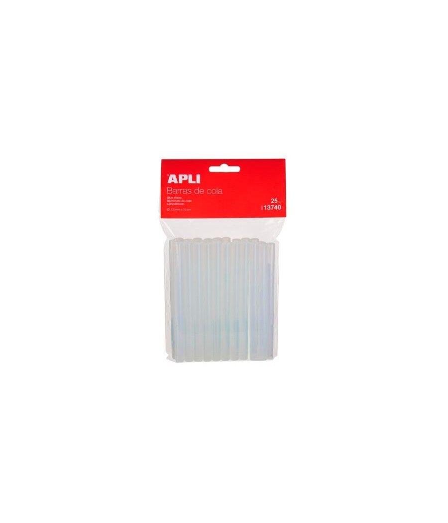 Apli recambio barras de cola termofusible Ø7,5mm x 10cm -pack ahorro 25 barras- - Imagen 1