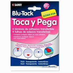 Bostik blu tack toca y pega 4 lÁminas de adhesivo transferible - Imagen 1