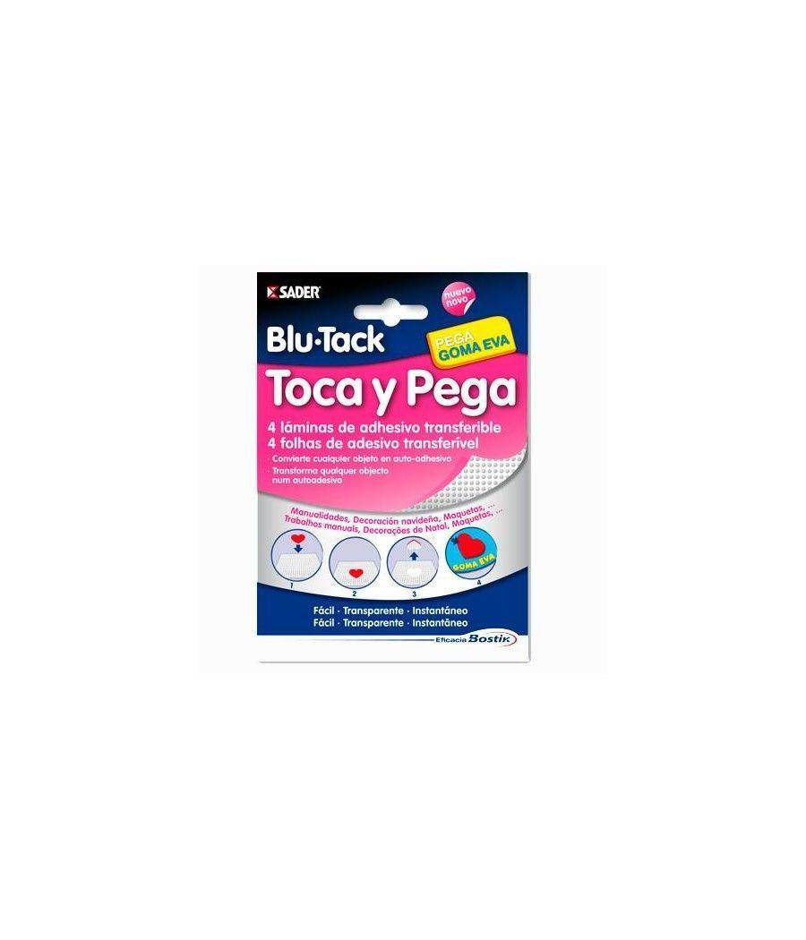 Bostik blu tack toca y pega 4 lÁminas de adhesivo transferible - Imagen 1