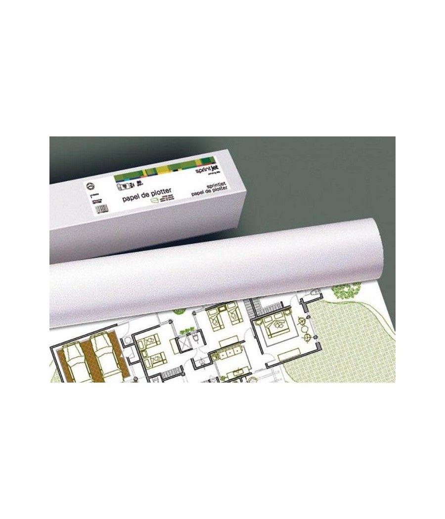 Fabrisa rollo de papel para plotter 1067mm(42")x50 80gr blanco opaco - Imagen 1