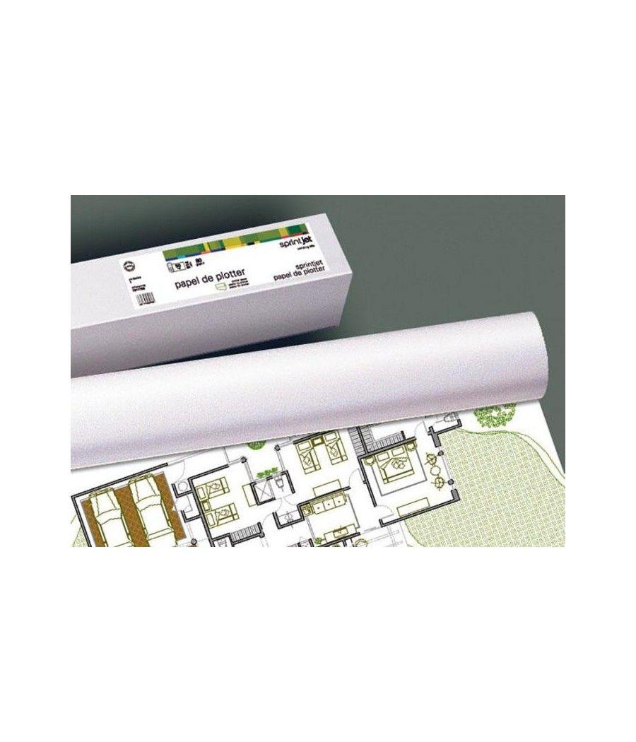 Fabrisa rollo de papel para plotter 1067x50 90gr blanco opaco - Imagen 1