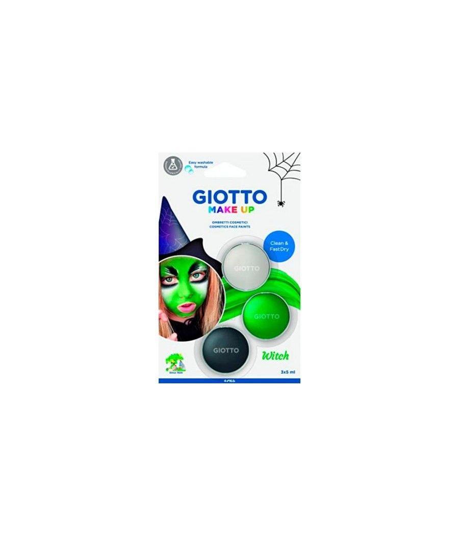 Giotto set de pintura facial bruja unisex para niÑos 5ml colores surtidos -blister de 3u- - Imagen 1