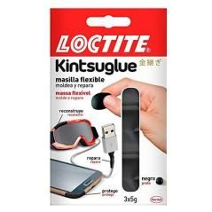 Loctite kintsuglue masilla reparadora flexible 3x5g negro - Imagen 1