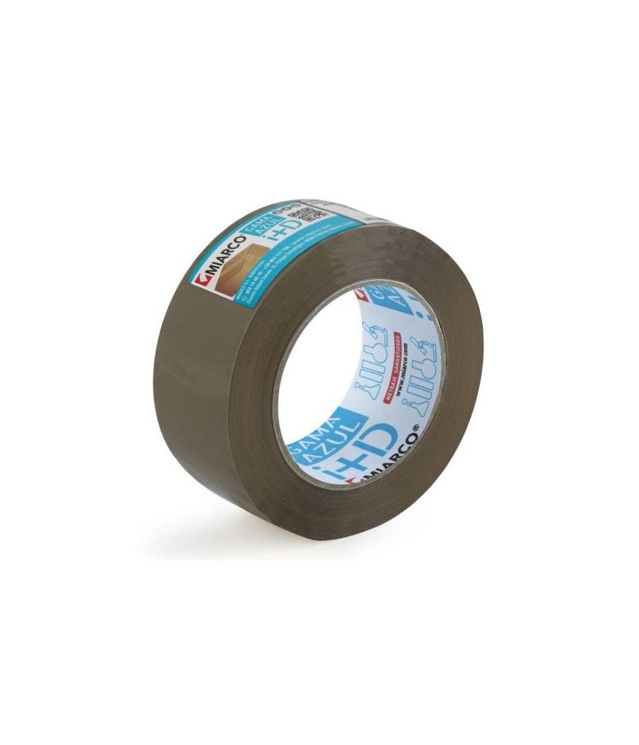 Miarco cinta de embalaje gama azul rollo 48x132 marrÓn pack -6 ud- - Imagen 1