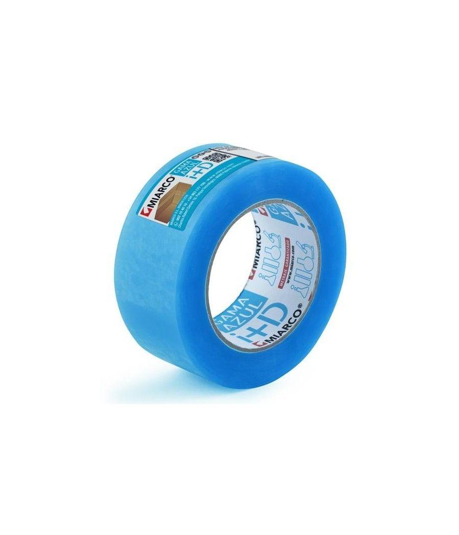 Miarco cinta de embalaje gama azul rollo 48x66 transparente pack -6 ud- - Imagen 1