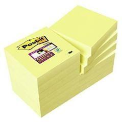 Post-it bloc notas adhesivas 622 super sticky 47,6x47,6 (no encelofanados) paquete 12 ud