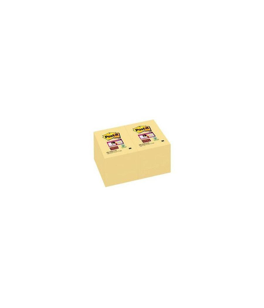 Post-it blocs notas 656 canary yellow 51x76 12 -pack 12- - Imagen 1