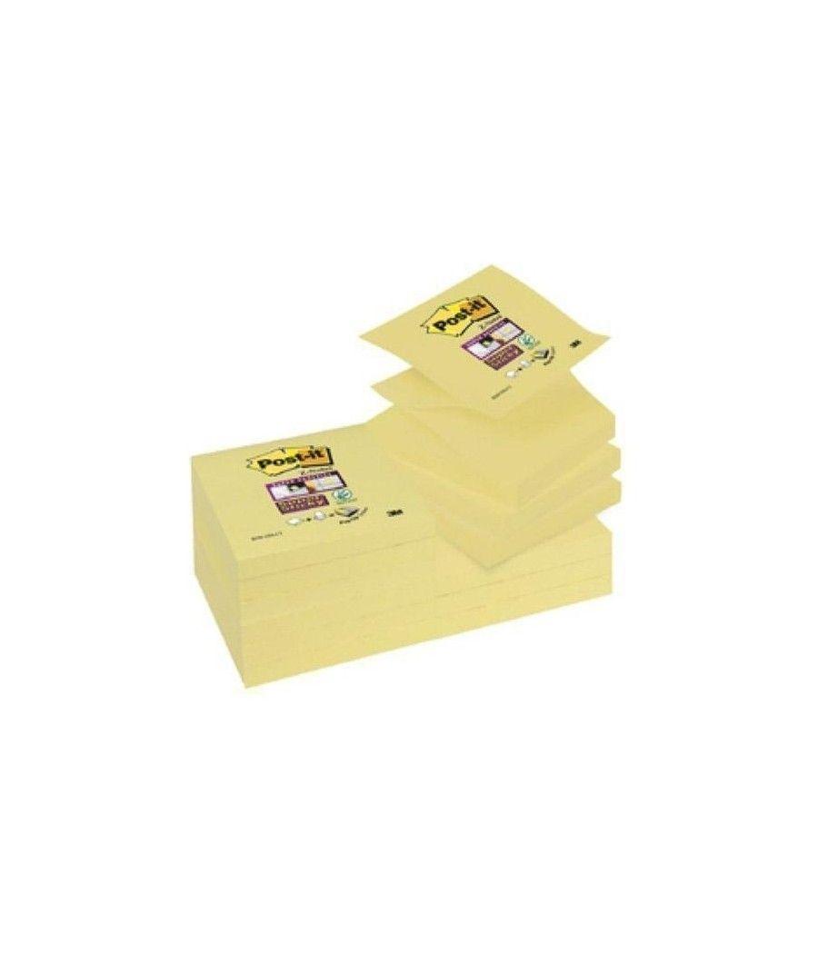 Post-it blocs z-notas 100 hojas canary yellow 76x76 -pack 12- - Imagen 1