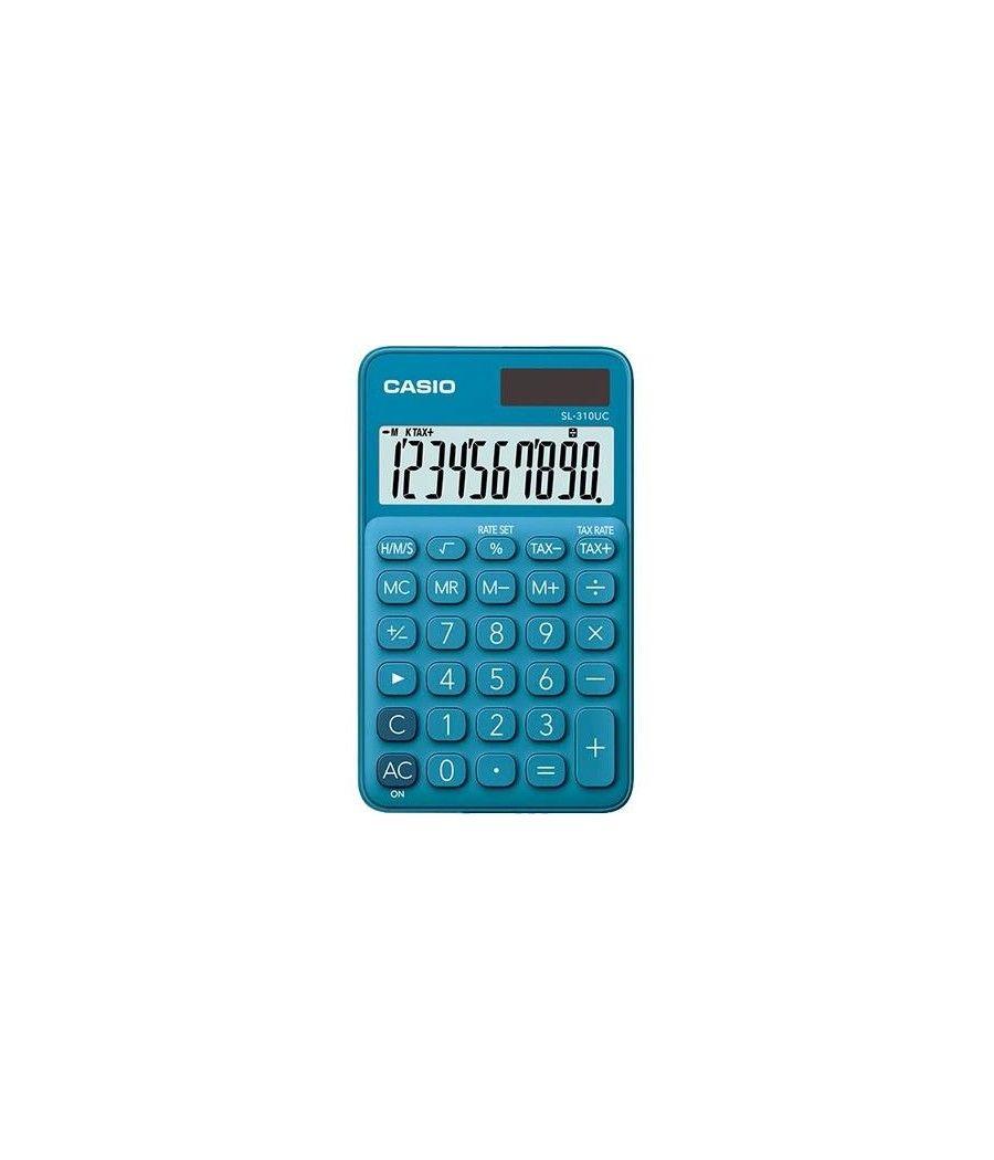 Casio calculadora de oficina azul sl-310uc-bu - Imagen 1
