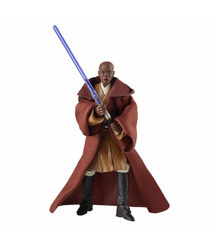 Figura hasbro mace windu 9 -5 cm sw el ataque de los clones star wars vintage f44955x0 - Imagen 1