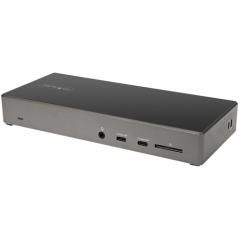 StarTech.com Dock USB-C - Docking Station USB Tipo C para 3 Monitores de 4K - con 100W de Entrega de Alimentación PD - Modo Alt 