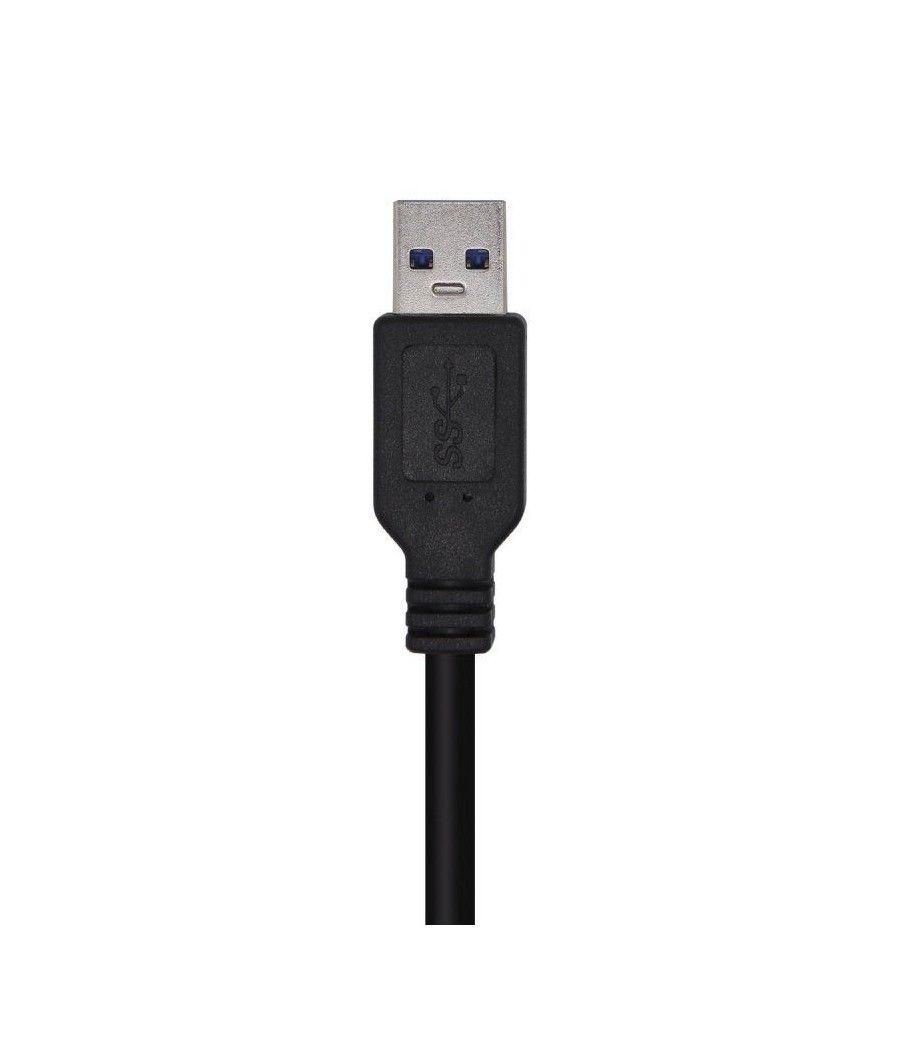 Cable usb 3.0 aisens a105-0447/ usb macho - usb macho/ 2m/ negro - Imagen 2