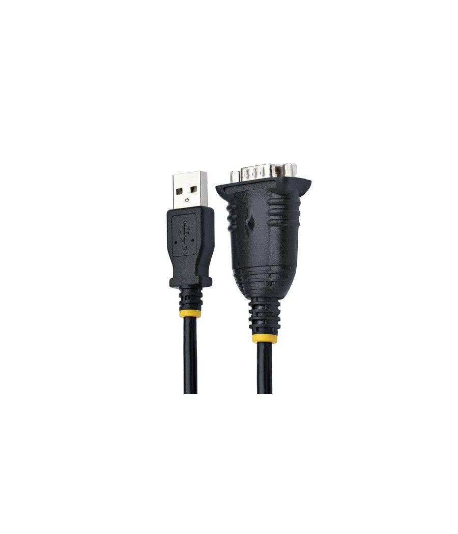 StarTech.com Cable de 1m USB a Serie, Conversor DB9 Macho RS232 a USB, Prolific, Adaptador USB a Serial para PLC/Impresora/Escán