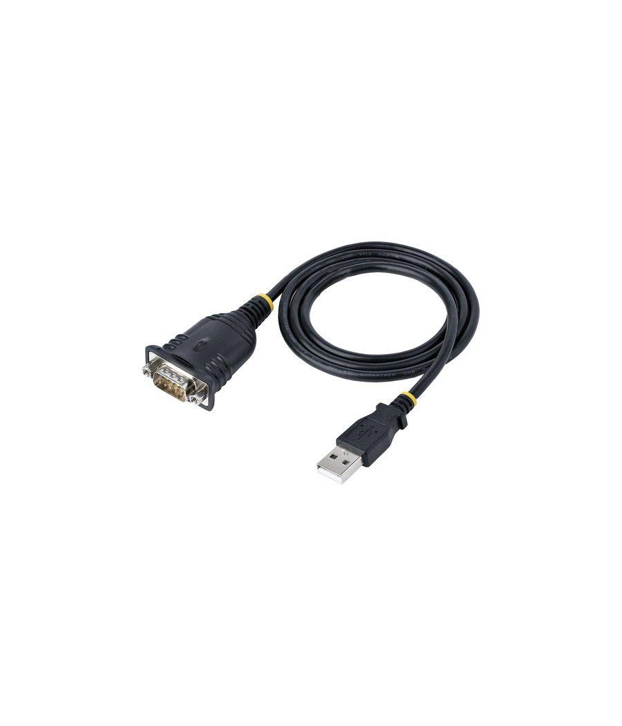 StarTech.com Cable de 1m USB a Serie, Conversor DB9 Macho RS232 a USB, Prolific, Adaptador USB a Serial para PLC/Impresora/Escán