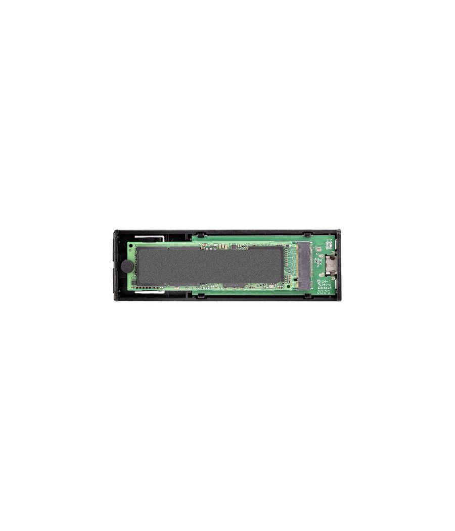 StarTech.com Caja Externa de Aluninio USB-C 10Gbps a NVMe M.2 o SSD M.2 SATA - Sin Herramientas para SSD M.2 NGFF PCIe/SATA - co