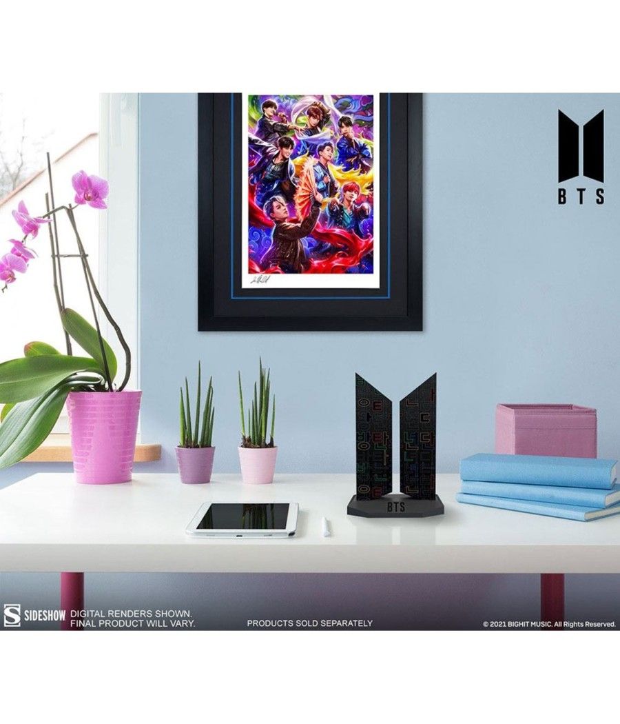 Estatua premium sideshow bts logo hangeul edition 18 cm - Imagen 2