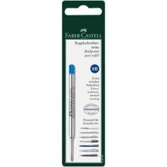 Faber castell blister 1 recambio para bolígrafo xb azul