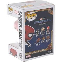 Funko pop marvel spiderman no way home spider - man traje integrado 57634 - Imagen 6