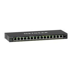 NETGEAR GS316EP-100PES switch Gestionado Gigabit Ethernet (10/100/1000) Energía sobre Ethernet (PoE) Negro - Imagen 1