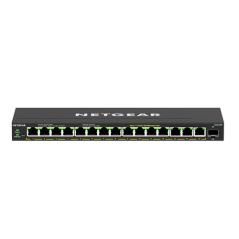 NETGEAR GS316EP-100PES switch Gestionado Gigabit Ethernet (10/100/1000) Energía sobre Ethernet (PoE) Negro