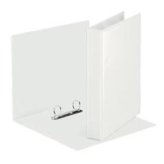 Esselte carpeta canguro básica personalizable 2 anillas redondas 16mm a4 pp blanco