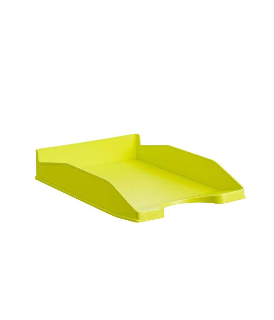 Archivo 2000 bandeja archivo 2000 apilable en 3 posiciones fondo liso formato din a4 y folio 345x255x60 mm kiwi - Imagen 1