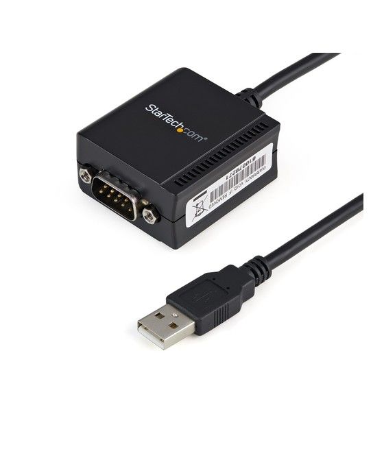 StarTech.com Cable 1,8m USB a Puerto Serie Serial RS232 DB9 con Retención del Puerto de Asignación COM - Imagen 1