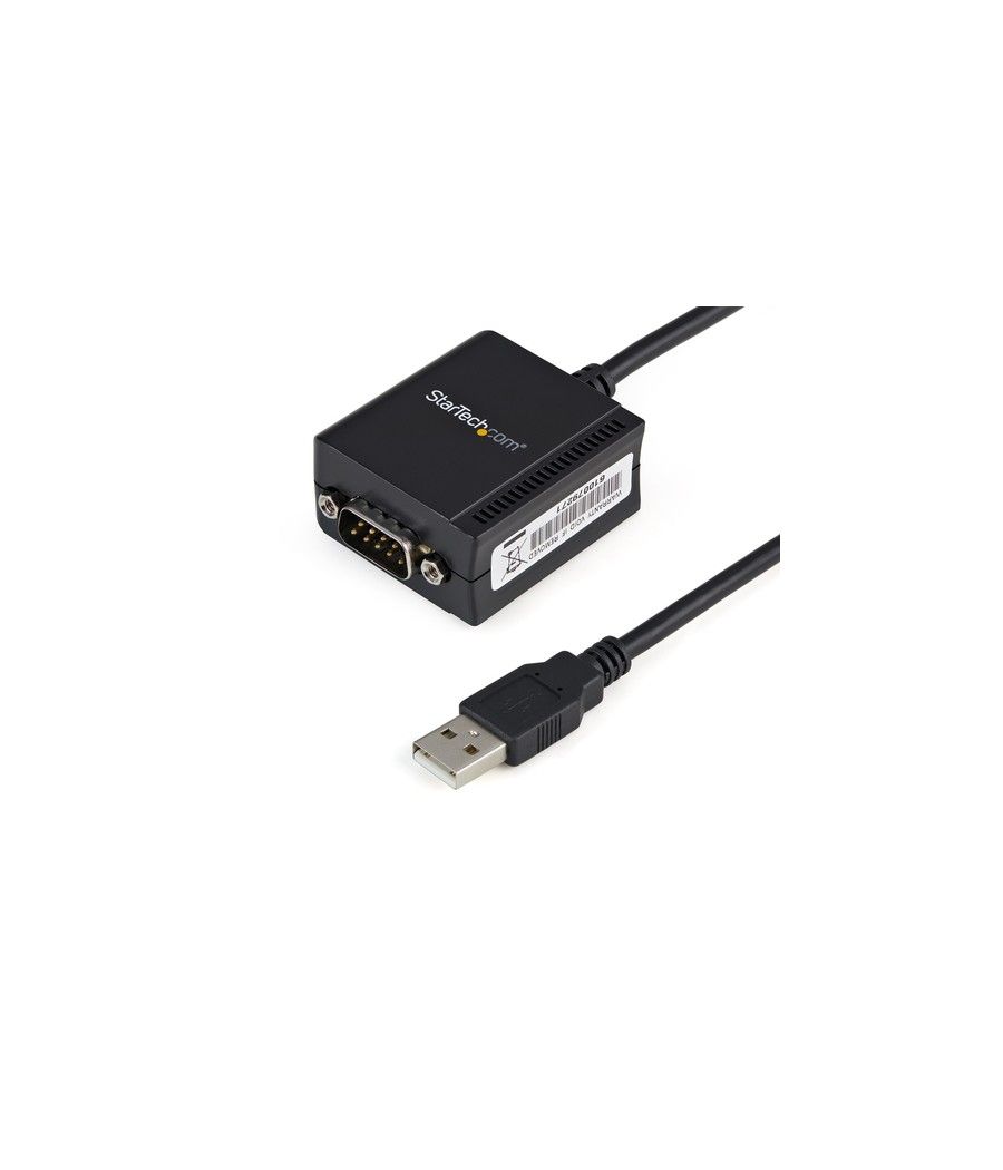 StarTech.com Cable 1,8m USB a Puerto Serie Serial RS232 DB9 con Retención del Puerto de Asignación COM - Imagen 1