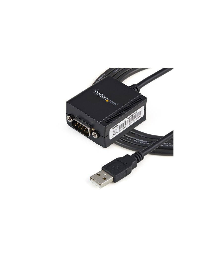 StarTech.com Cable 1,8m USB a Puerto Serie Serial RS232 DB9 con Retención del Puerto de Asignación COM - Imagen 4