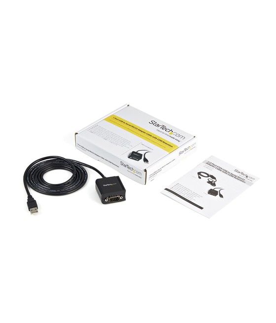 StarTech.com Cable 1,8m USB a Puerto Serie Serial RS232 DB9 con Retención del Puerto de Asignación COM - Imagen 5