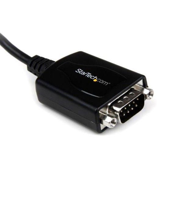 StarTech.com Cable Profesional de 0,3m USB a Puerto Serie Serial RS232 DB9 con Retención del Puerto COM - Imagen 3