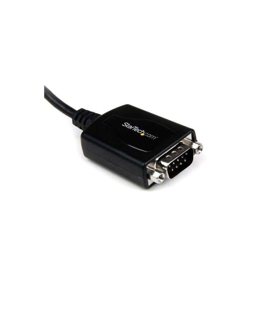 StarTech.com Cable Profesional de 0,3m USB a Puerto Serie Serial RS232 DB9 con Retención del Puerto COM - Imagen 3