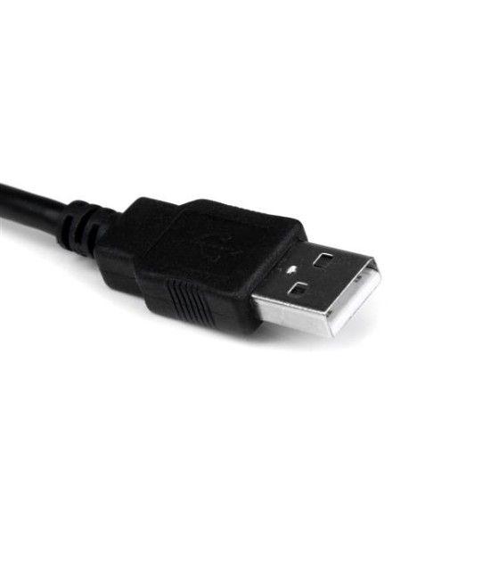 StarTech.com Cable Profesional de 0,3m USB a Puerto Serie Serial RS232 DB9 con Retención del Puerto COM - Imagen 4