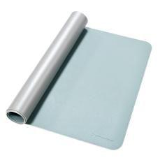 Phoenix matepad alfrombrilla pu 80 x 40 cm antideslizante impermeable materíal simil cuero azul - gris - Imagen 3