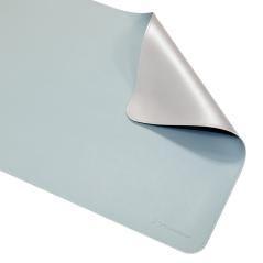 Phoenix matepad alfrombrilla pu 80 x 40 cm antideslizante impermeable materíal simil cuero azul - gris - Imagen 4