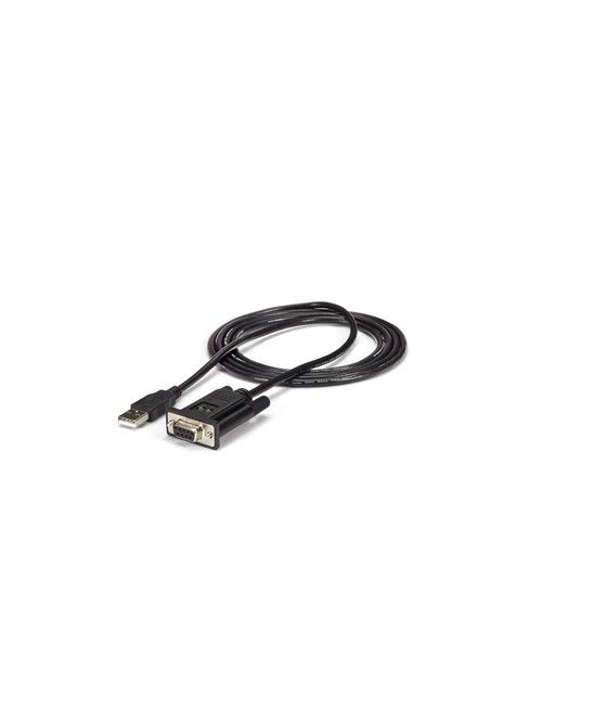 StarTech.com Cable Adaptador de 1 Puerto USB a Módem Nulo Null DB9 RS232 Serie DCE con FTDI - Imagen 1