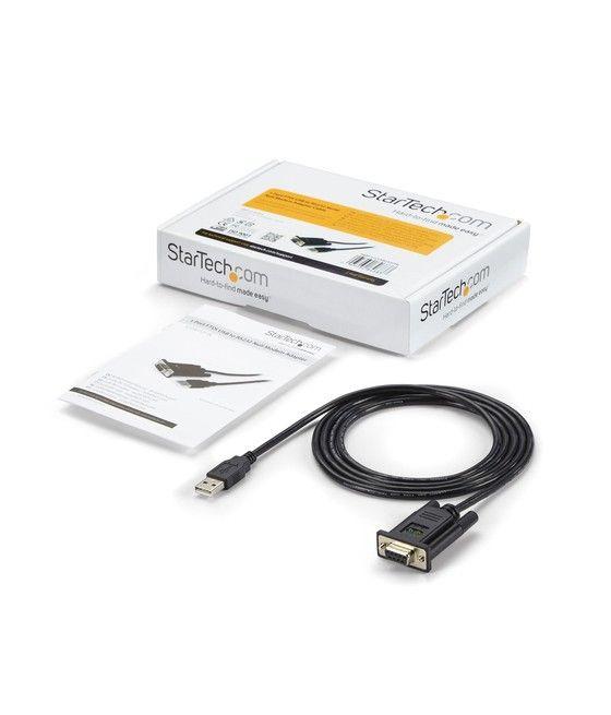 StarTech.com Cable Adaptador de 1 Puerto USB a Módem Nulo Null DB9 RS232 Serie DCE con FTDI - Imagen 5