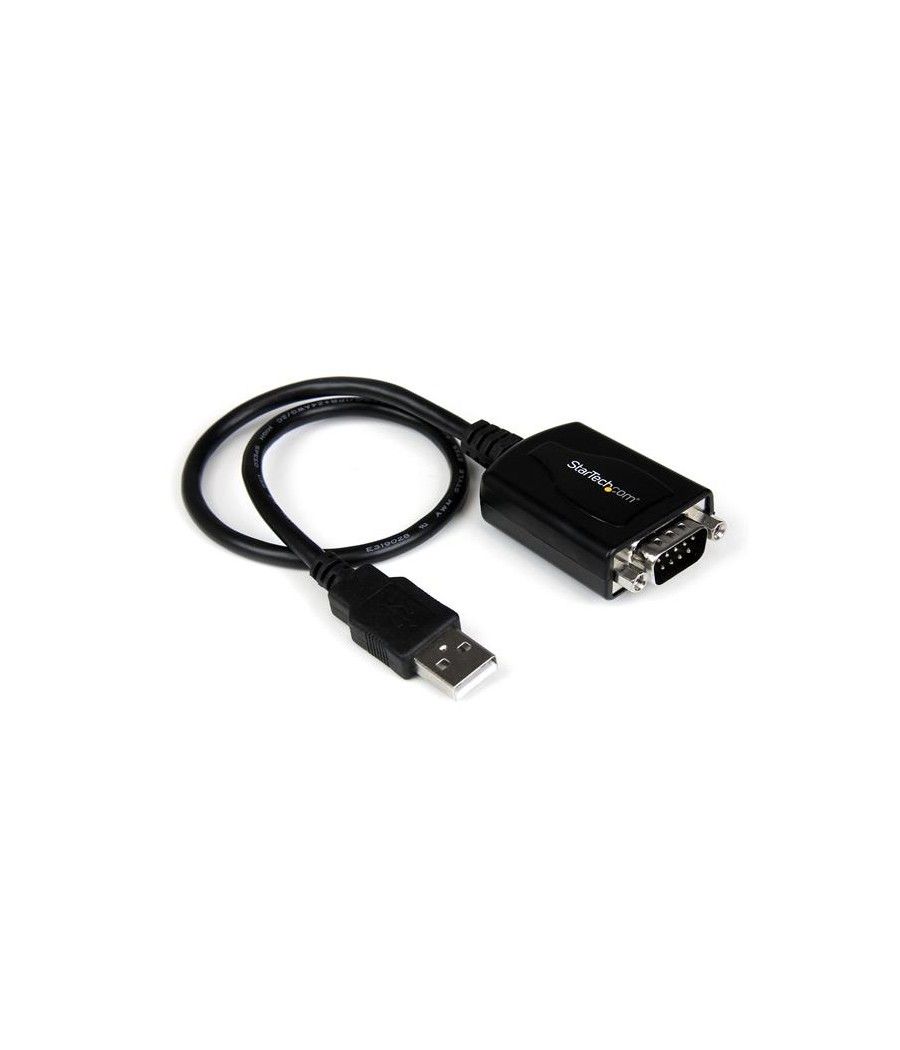 StarTech.com Cable 0,3m USB a Puerto Serie Serial RS232 DB9 con Retención del Puerto de Asignación COM - Imagen 2