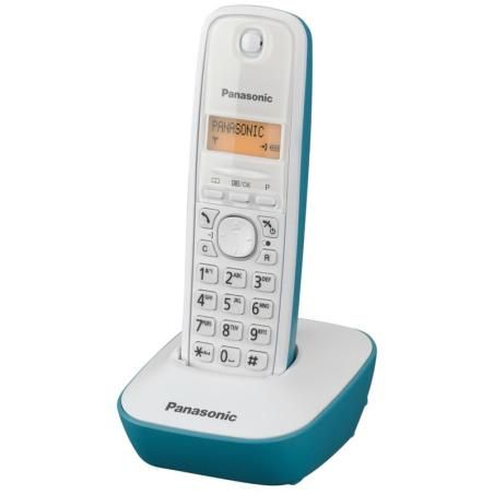 Teléfono inalámbrico panasonic kx-tg1611/ blanco/ azul - Imagen 1