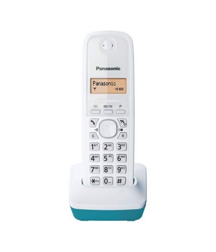 Teléfono inalámbrico panasonic kx-tg1611/ blanco/ azul - Imagen 2