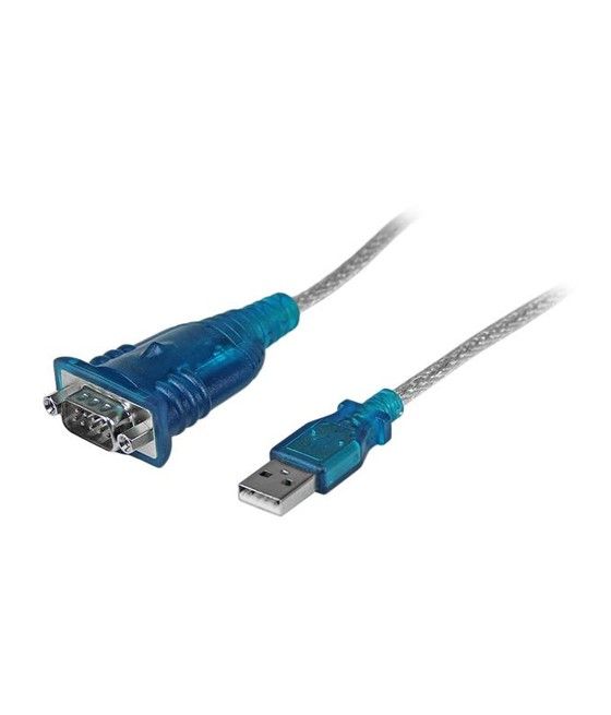 StarTech.com Cable Adaptador USB a Serie RS232 de 1 Puerto Serial DB9 - Macho a Macho - Imagen 1
