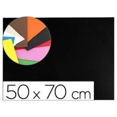 Goma eva liderpapel 50x70cm 60g/m2 espesor 1.5mm negro pack 10 unidades - Imagen 1